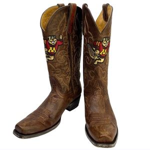 GAMEDAY BOOTS University Of Minnesota Golden Gophers NEW Cowboy Boots Size 10